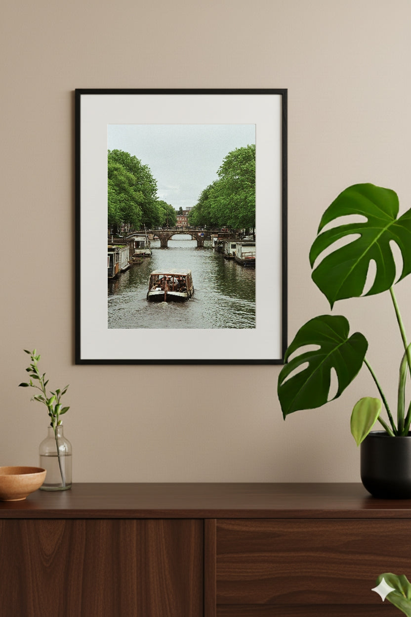 Amsterdam Canal Tourists