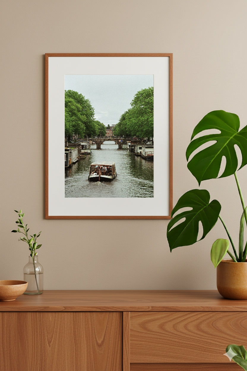 Amsterdam Canal Tourists