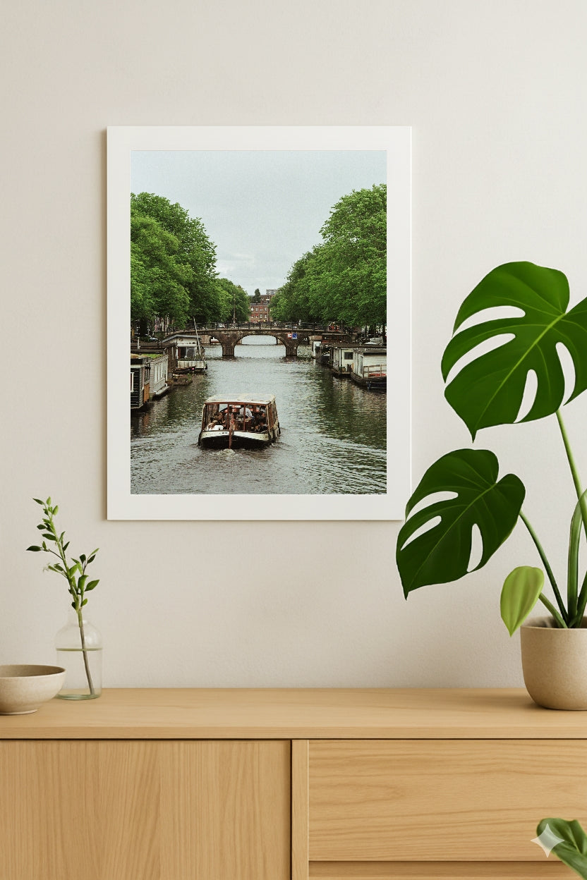 Amsterdam Canal Tourists