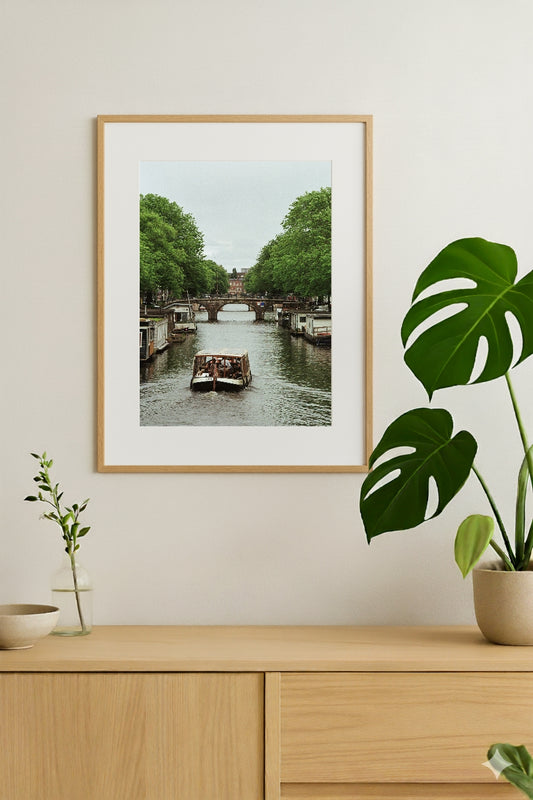 Amsterdam Canal Tourists