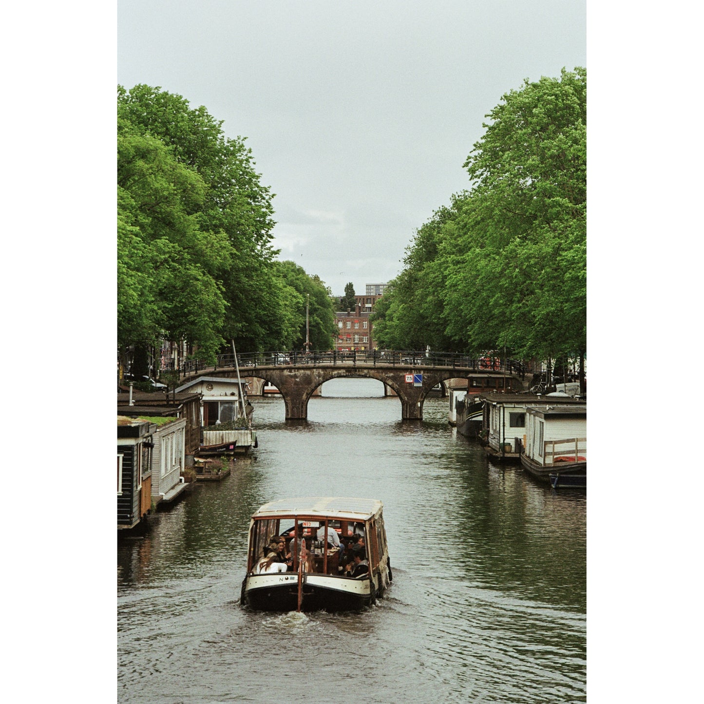 Amsterdam Canal Tourists