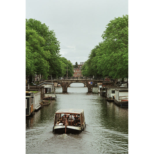 Amsterdam Canal Tourists